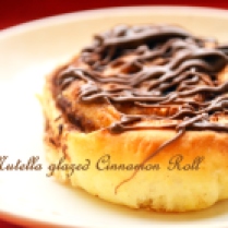 Nutella Glazed Cinnamon Rolls