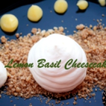 Lemon Basil Cheesecake